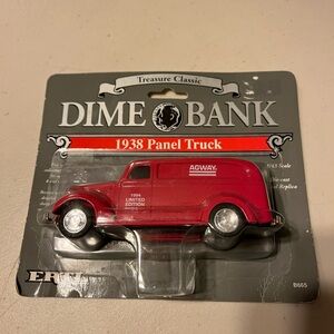 Dime bank 1938 panel truck new in box  1994 limited edition